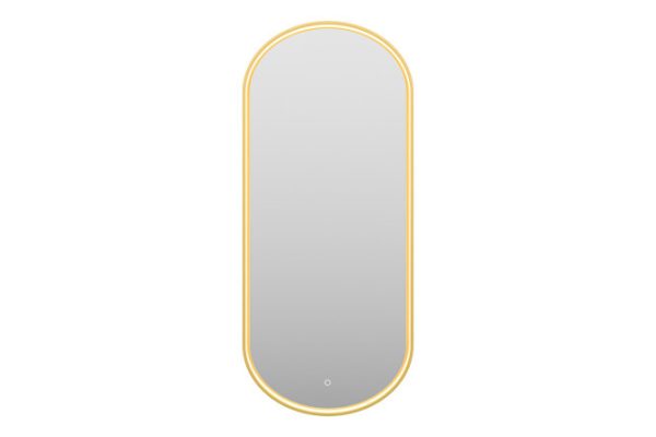 Mirror with LED lighting Saturn SAT-Dro1-050-gold 50x115x5 cm