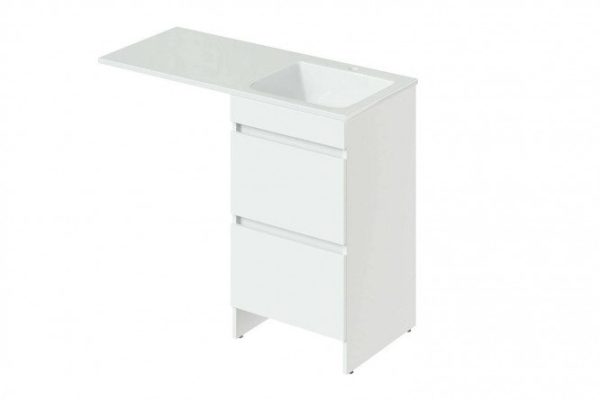 Washing machine cabinet ORANGE Optima 110 cm, white