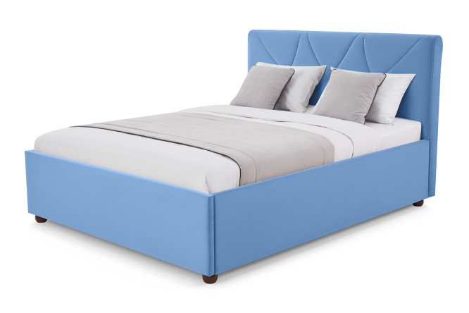 Bed with lifting mechanism Dorothy color blue 140x200 cm