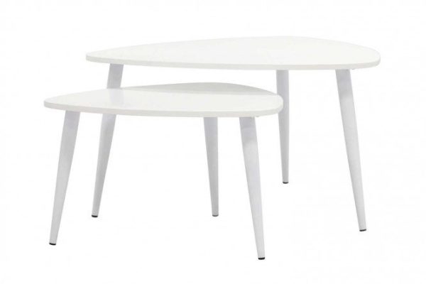 Agatha White Coffee Table Set