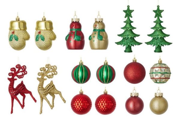 Set of Christmas decorations Hall HTP240313-03 16 pcs.