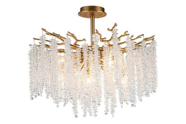 Chandelier on a rod STILFORT Eiva 16 sq.m., 60x55x60 cm, E14