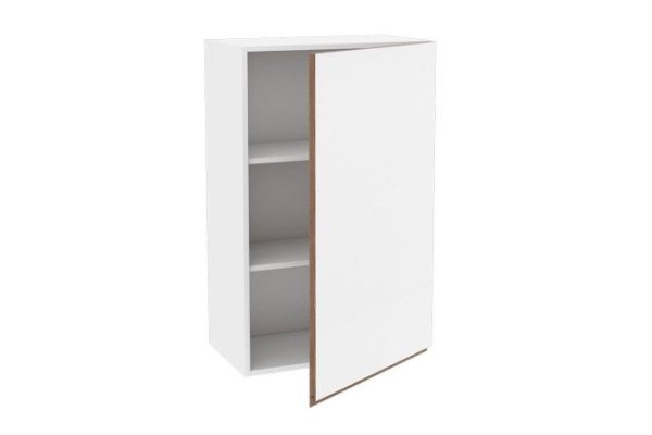 Nicole front for cabinet 59.6x95.6 cm, super matte white color, roddy oak