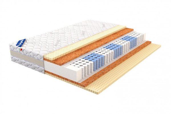 Spring mattress Lineaflex Massimo 200x200 cm