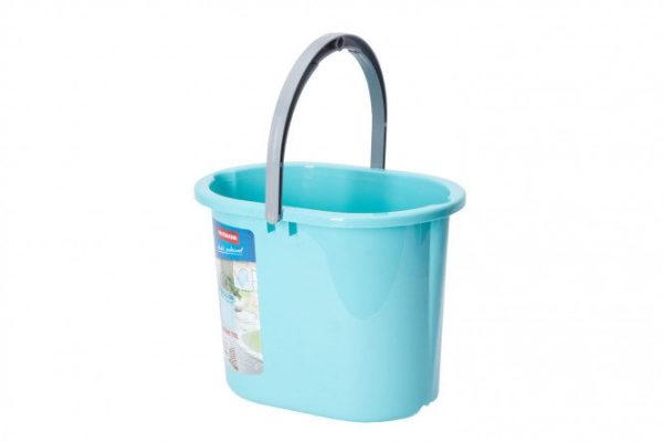 Floor cleaning bucket 10 l, mint color