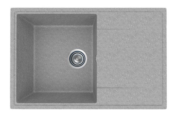 Kitchen sink with wing Econ UPD-507 4010202110 73.5x47.5x19 cm