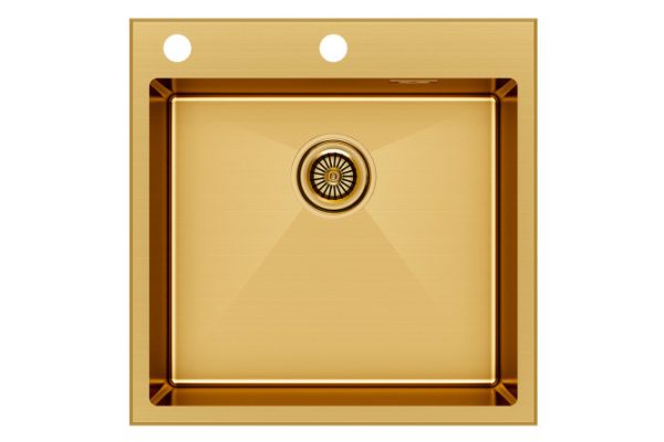 Inset sink PAULMARK Kroner-Edge 51 PM775151-BG 51x51x20 cm