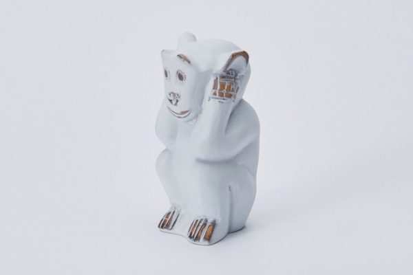 Decorative figurine Monkey Kikazaru 7.5x15x7.5 cm