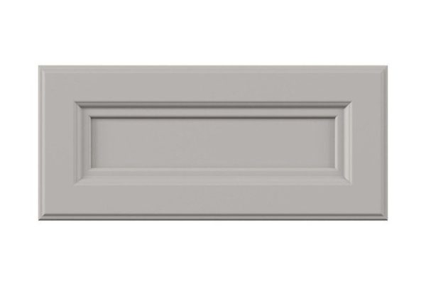 Front Gloria low drawer cabinet 39.6x17.6 cm, color gray silk