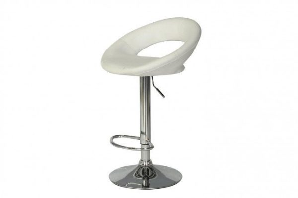c7204645b4308aff5c1b35235033c6f0.jpg Bar stool Ufo 53x80x48 cm, white, chrome