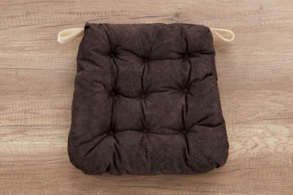 Seat cushion with Velcro and tufting 4863 30x40 cm