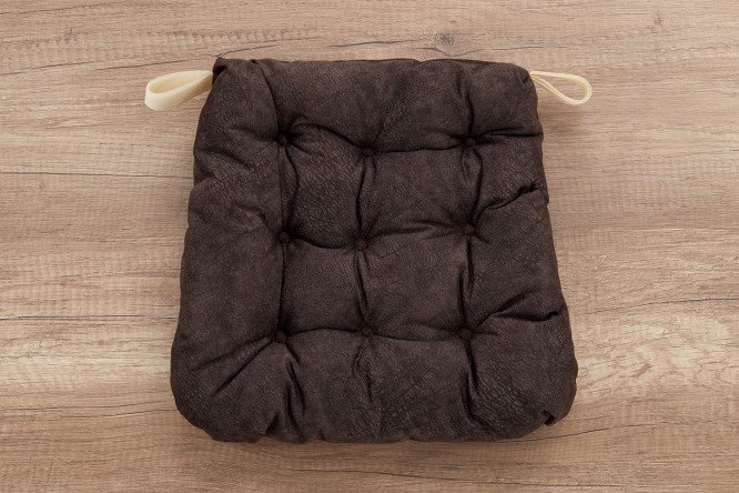 Seat cushion with Velcro and tufting 4863 30x40 cm