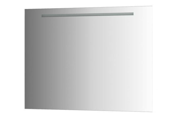 Wall mirror with built-in LED lamp EVOFORM Ledline BY 2107 100x75 cm