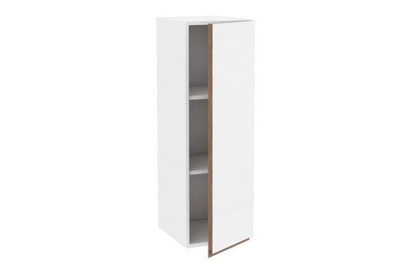 Nicole front for cabinet 29.6x95.6 cm, super matte white color, roddy oak