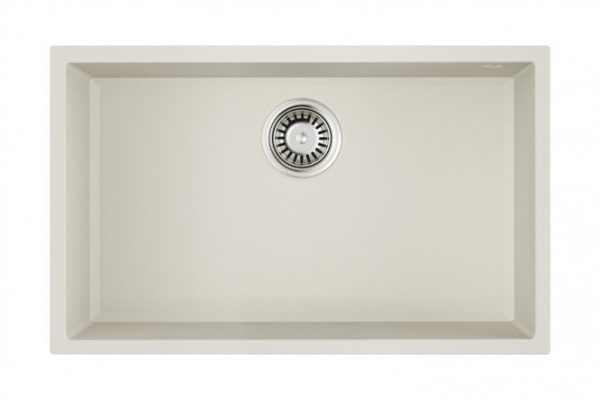 Inset sink OMOIKIRI Tedori 66-U-WH 4993975, white 66x42x20 cm