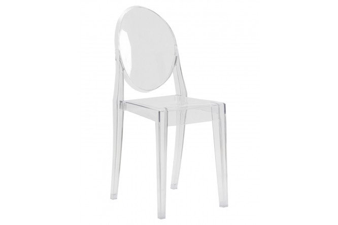 Dining chair DOBRIN Victoria Ghost 38x90.5x49 cm