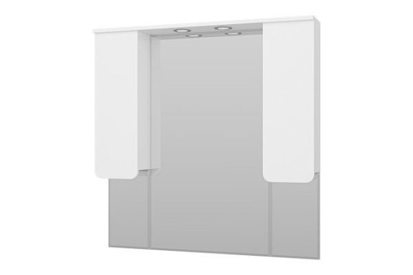 Mirror-cabinet Cheget 105 P-Cheg-02105-01L with LED lighting 101x100x17 cm, Universal