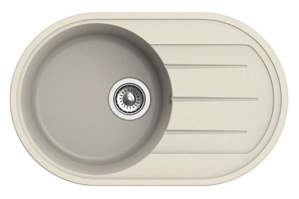 EWIGSTEIN Elegant EW-E-R50F mortise sink with drainer 75.2x47x19 cm