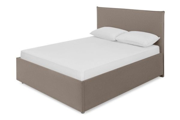Bed with lifting mechanism Megan color dark beige 140x200 cm