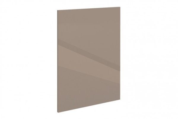 Decorative cover for Amika floor cabinets 58x72 cm, stone gray glossy color