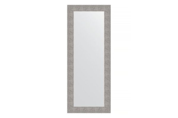 Wall mirror in a baguette frame EVOFORM BY 3119 embossed silver 60x150 cm