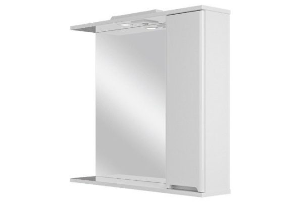 Single-door mirror cabinet Sanstar Adel 80 P 176.1-2.4.1. 80.8x72.2x17.1 cm, Right
