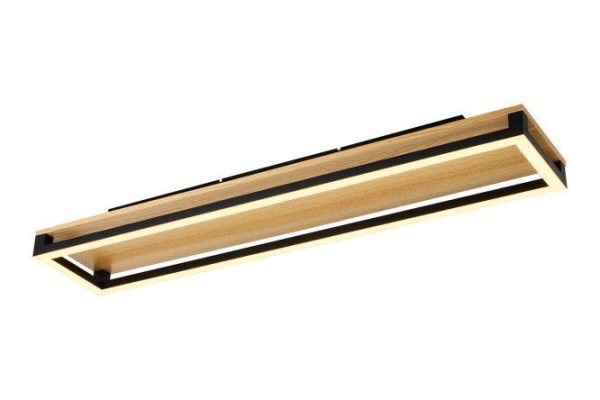 Ceiling lamp FAVOURITE Firkant 21 sq.m., LED, 80 cm