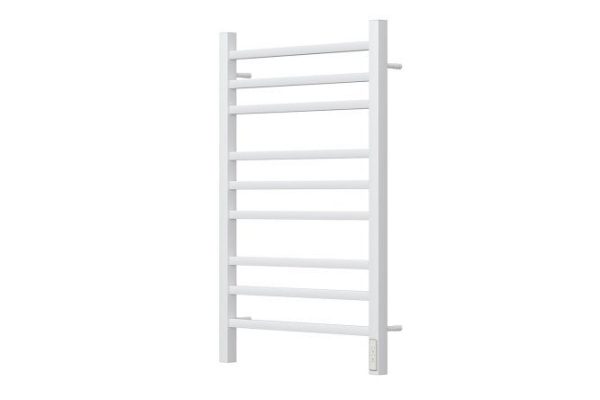 Electric heated towel rail POINT Vega P9, white PN71858W 53x79x8 cm