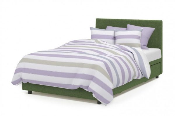 Ottoman with lifting mechanism Classic green color 120x198 cm