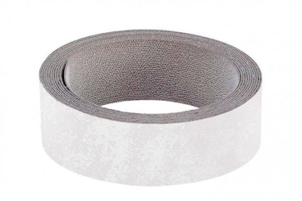 Edge with glue Ceramics white