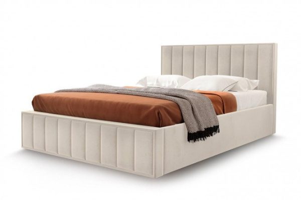 Bed frame Vienna beige 140x200 cm