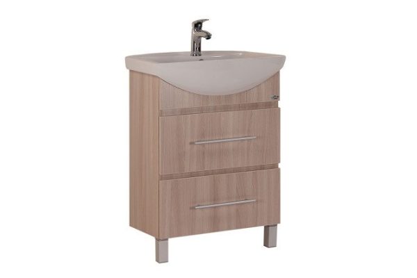 Floor stand ONIKA Delta 106090 56.6 cm, frame color shimo ash light, facade color shimo ash light