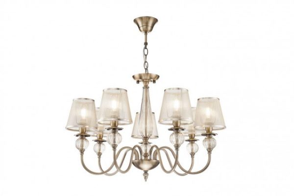 Chandelier FREYA FR2685 23 sq.m., 70x156.5x70 cm, E14