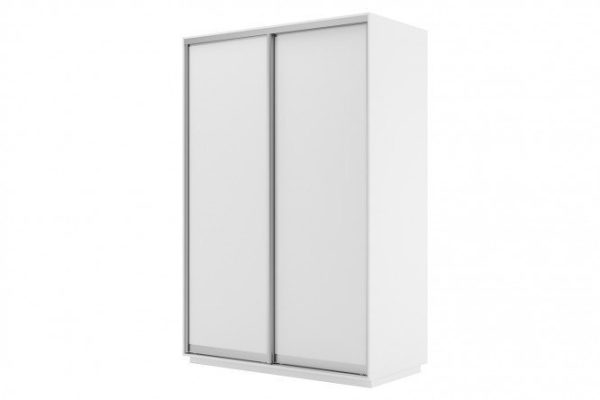 Sliding wardrobe 2-door Slide 160x240x60 cm, white snow