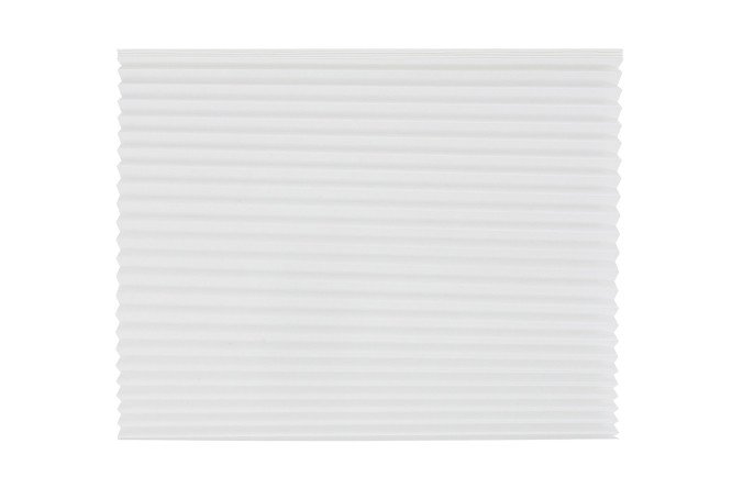 Pleated curtain MITTE Severo white, 90x190 cm