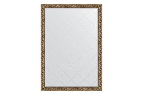 Wall mirror with engraving in a baguette frame EVOFORM BY 4485 fresco 131x185 cm