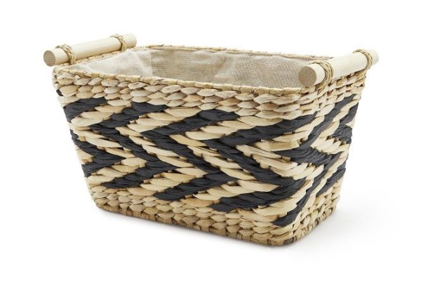 Basket with handles BX23-2C M 33x20x22 cm
