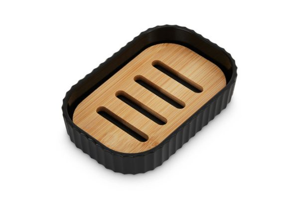 Soap dish EVIO Bamboo Plastic