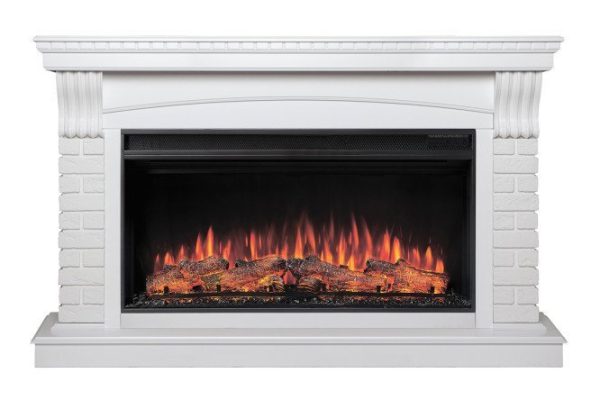 Fireplace set RealFlame Blues 36 WT-P511 + JOKER-S 36, floor-standing