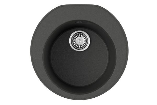 Inset sink OMOIKIRI Miya 50-R-PL 4993511 50.5x49x21 cm