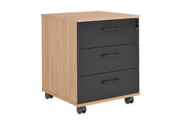 Rolling cabinet Tower 3 drawers 45x55x44.2 cm