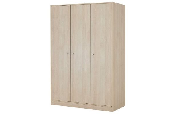 Hinged wardrobe Lastra 117x176x55 cm, light Chamonix oak