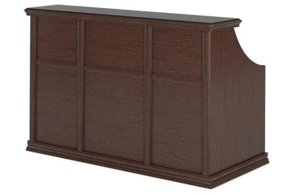 Desk-reception Porto with hanging cabinet