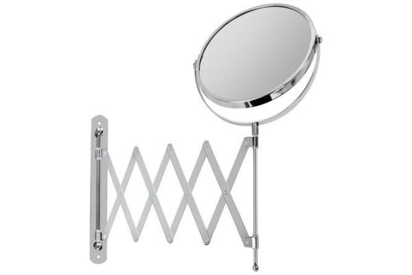 BRABIX double-sided mirror with magnification Wall-mounted, 17x17x1 cm