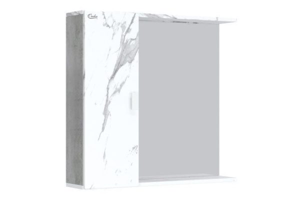 Mirror cabinet ONIKA Marble 75 207524, universal 75x71x15.5 cm, Universal