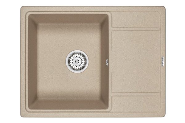 Inset sink with drainer GRANULA 6503 65x50x20 cm