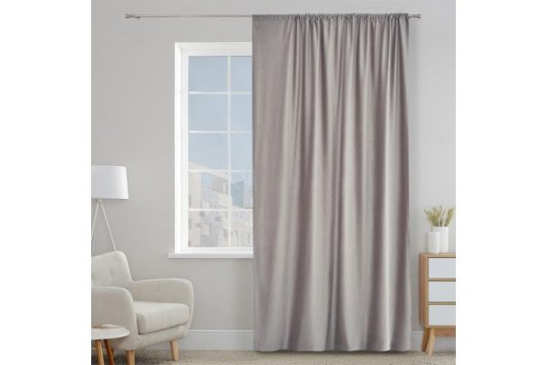 Curtain ESTUDI BLANCO Zara 180x280 cm, 1 piece, gray