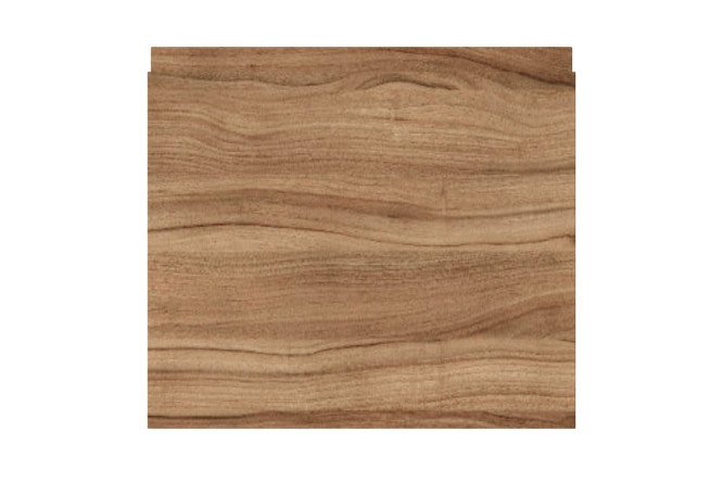 Front of a high drawer for the Nicole cabinet 39.6x35.6 cm, natural Dijon walnut color