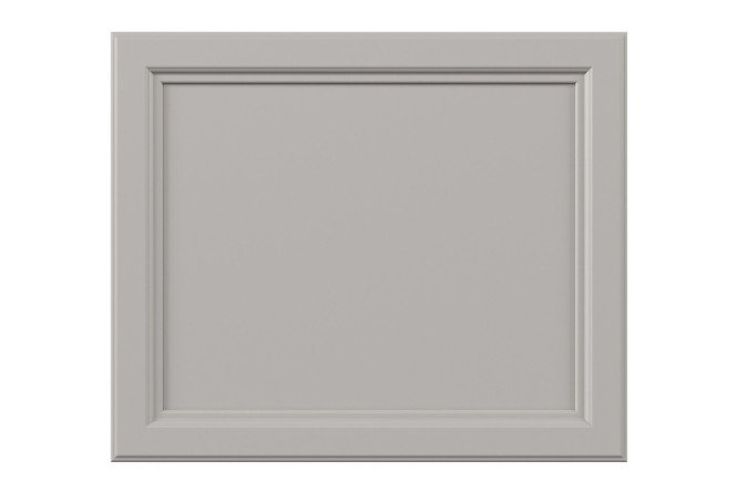 Gloria cabinet front 59.6x49.6 cm, gray silk color