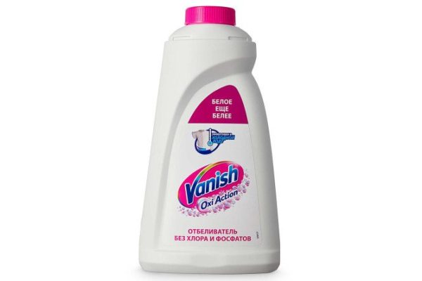 Stain remover-bleach for fabrics Vanish Oxi Action Crystal white